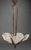 Muller Fres Art Deco Chandelier