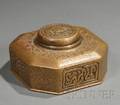 Tiffany Zodiac Inkwell