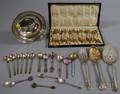 Group of Silver and Silverplated Flatware and Other Items