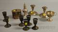 Eleven Assorted Sterling and Silverplated Table Items