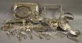 Group of Silverplated Serving Items