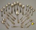 Approximately TwentyFive Pieces of Akerly Briggs Coin Flatware