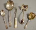 Five Silver Serving Pieces