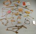Group of Gold and Goldfilled Jewelry