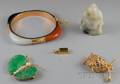 Small Group of Gold and Hardstone Jewelry