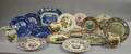 Nineteen Pieces of Mostly English Transferdecorated Ceramic Tableware