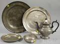 Five Pieces of Pewter Tableware