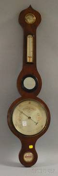 English Mahogany Barometer