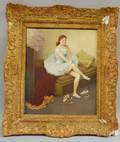 Manner of Louis Kronberg American 18721965 Seated Ballerina in Blue