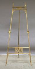 Victorian Aesthetic Brass Easel