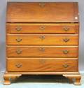 Chippendalestyle Mahogany Slantlid Desk