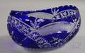 Libby Cobalt CuttoClear Glass Bowl