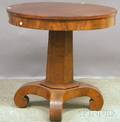 Classical Mahogany Pedestalbase Center Table