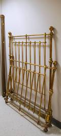 Late Victorian Brass Bed