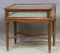Georgianstyle Inlaid Mahogany Vitrine Table