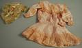 Dolls Silk Dress and Bonnet