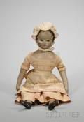 Oilpainted Cloth Izannah Walker Girl Doll