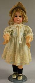 Tete Jumeau French Bisque Head Doll