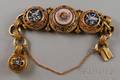 Antique 18kt Gold Micromosaic Bracelet