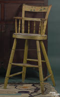 Pennsylvania painted childs windsor highchair ca 1825