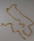 Two 14kt Gold Jewelry Items