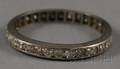 Platinum and Diamond Eternity Band