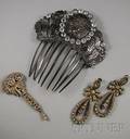 Small Group of Antique Paste Jewelry