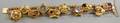 Victorian 14kt Gold Gemset Bracelet