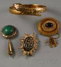 Four Antique Jewelry Items