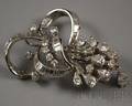 Platinum and Diamond Brooch