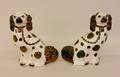 Pair of 19th C English Staffordshire Spaniels
