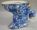 Doulton  Co The Simplicitas Blue and White Floral Transferdecorated Porcelain Toilet