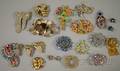 Small Group of Vintage Costume Brooches and Clips