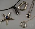 Five Tiffany  Co Sterling Silver Jewelry Items