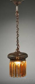 Moorish Chandelier Attributed to Tiffany Studios