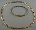 Two Bicolor Jewelry Items