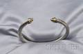 Sterling Silver and 14kt Gold Bangle David Yurman