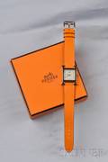 Stainless Steel Hour Wristwatch Hermes