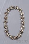 Mexican 940 Silver Necklace Hector Aguilar