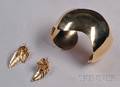 14kt Gold Bracelet and Earpendants