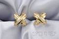 18kt Gold and Diamond Cuff Links Tiffany  Co