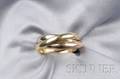 18kt Tricolor Gold Rolling Ring Cartier