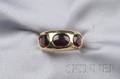 18kt Gold and Garnet Ring