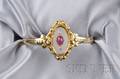 18kt Gold Ruby Rock Crystal and Diamond Bracelet Lalaounis
