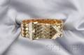 14kt Gold and Diamond Buckle Bracelet