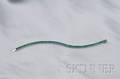 Platinum and Emerald Line Bracelet