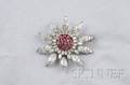 Platinum Ruby and Diamond Brooch Tiffany  Co