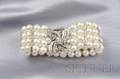 Cultured Pearl and Diamond Bracelet