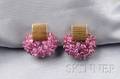 14kt Rose Gold and Ruby Earclips