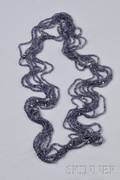 Six Strands of Iolite Beads